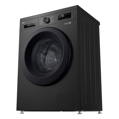 Пральна машина LG фронтальна, 6.5кг, 1200, A+++, 44см, дисплей, пара, інвертор, чорний (F2Y1WS6J)