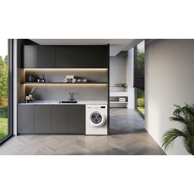 Пральна машина LG фронтальна, 7кг, 1200, A+++, 44см, дисплей, пара, інвертор, білий (F2Y1HS3W)