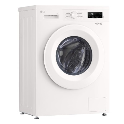 Пральна машина LG фронтальна, 7кг, 1200, A+++, 44см, дисплей, пара, інвертор, білий (F2Y1HS3W)