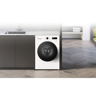 Пральна машина LG фронтальна, 7кг, 1200, A+++, 44см, дисплей, пара, інвертор, білий (F2Y1HS5W)