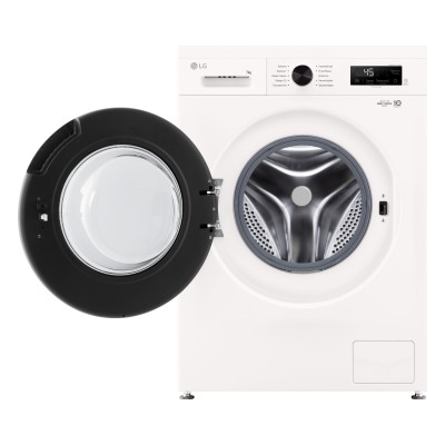 Пральна машина LG фронтальна, 7кг, 1200, A+++, 44см, дисплей, пара, інвертор, білий (F2Y1HS5W)