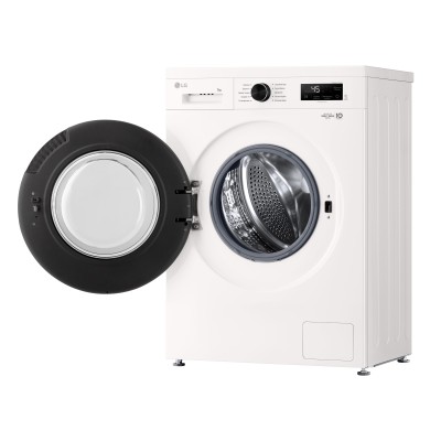 Пральна машина LG фронтальна, 7кг, 1200, A+++, 44см, дисплей, пара, інвертор, білий (F2Y1HS5W)