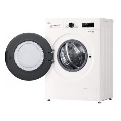Пральна машина LG фронтальна, 7кг, 1200, A+++, 44см, дисплей, пара, інвертор, білий (F2Y1HS6W)