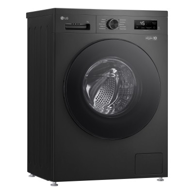 Пральна машина LG фронтальна, 7кг, 1200, A+++, 44см, дисплей, пара, інвертор, чорний (F2Y1HS5J)