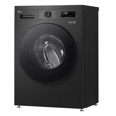 Пральна машина LG фронтальна, 7кг, 1200, A+++, 44см, дисплей, пара, інвертор, чорний (F2Y1HS5J)