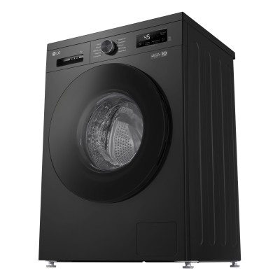 Пральна машина LG фронтальна, 7кг, 1200, A+++, 44см, дисплей, пара, інвертор, чорний (F2Y1HS5J)