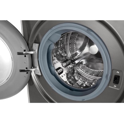 Пральна машина LG фронтальна, 8.5кг, 1200, A+++, 48см, дисплей, пара, інвертор, cріблястий (F2V5GS9PW)