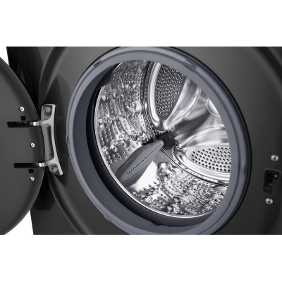 Пральна машина LG фронтальна, 9кг, 1200, A+++, 55см, дисплей, пара, інвертор, чорний (F2Y1VS5J)