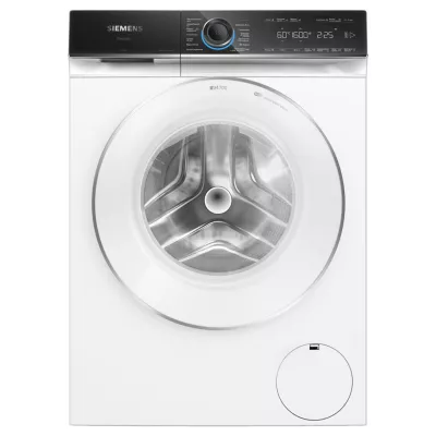 Пральна машина Siemens фронтальна, 10кг, 1600, A+++, 60см, дисплей, Home Connect, I-Dos, білий (WG56B2A0UA)
