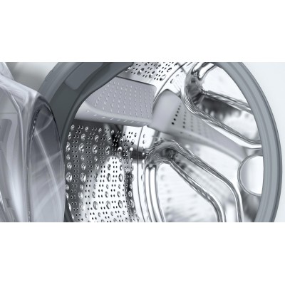 Пральна машина Siemens фронтальна, 10кг, 1600, A+++, 60см, дисплей, Home Connect, I-Dos, білий (WG56B2A0UA)