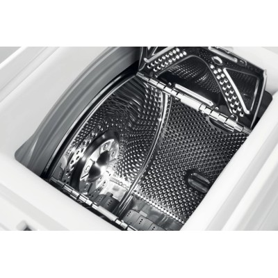 Пральна машина Whirlpool вертикальна, 6,5кг, 1200, A+++, 60см, дисплей, інвертор, білий (TDLR65230UA)