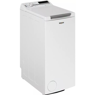 Пральна машина Whirlpool вертикальна, 7кг, 1200, A+++, 60см, дисплей, інвертор, білий (TDLRB7222BSUA)
