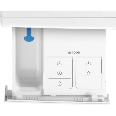 Прально-сушильна машина Bosch фронтальна, 10.5(6)кг, 1400, A, 60см, дисплей, i-Dos, інвертор, пара, білий (WNC254A0ME)