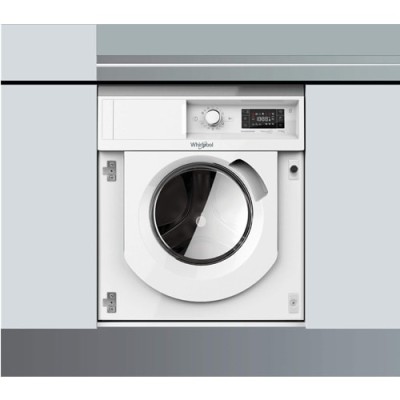 Прально-сушильна машина Whirlpool вбудована фронтальна, 7(5)кг, 1400, A+++, 60см, дисплей, пара, інвертор, білий (BIWDWG75148)