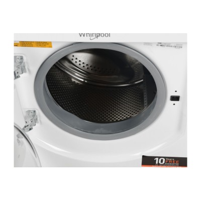 Прально-сушильна машина Whirlpool вбудована фронтальна, 7(5)кг, 1400, A+++, 60см, дисплей, пара, інвертор, білий (BIWDWG75148)
