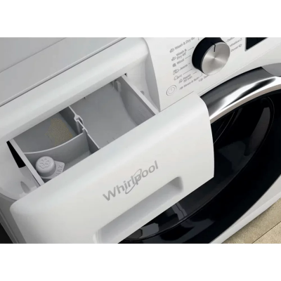 Прально-сушильна машина Whirlpool фронтальна, 11(7)кг, 1600, A, 60см, дисплей, пара, інвертор, білий (FFWDB1176258BCVUA)