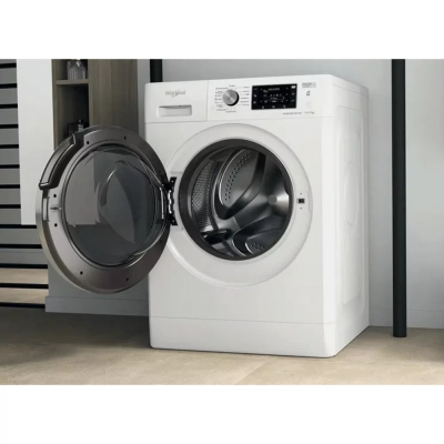Прально-сушильна машина Whirlpool фронтальна, 11(7)кг, 1600, A, 60см, дисплей, пара, інвертор, білий (FFWDB1176258BCVUA)