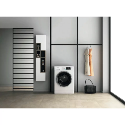 Прально-сушильна машина Whirlpool фронтальна, 11(7)кг, 1600, A, 60см, дисплей, пара, інвертор, білий (FFWDB1176258BCVUA)