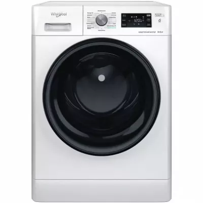 Прально-сушильна машина Whirlpool фронтальна, 8(6)кг, 1400, A, 60см, дисплей, пара, інвертор, білий (FFWD8649BVUA)