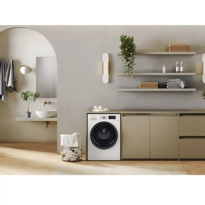 Прально-сушильна машина Whirlpool фронтальна, 8(6)кг, 1400, A, 60см, дисплей, пара, інвертор, білий (FFWD8649BVUA)