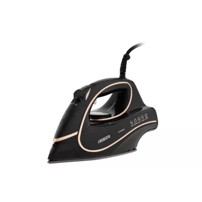 Праска Ardesto IR-B2235, 2400Вт, 450мл, паровий удар-120гр, керам. підошва, чорно-золотий