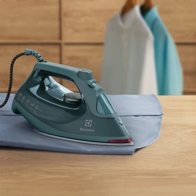 Праска Electrolux, 2600Вт, 330мл, паровий удар 210гр, керам. підошва, зелений (E6SI1-6PG)