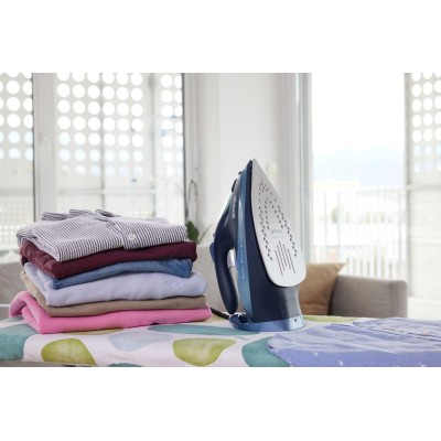 Праска Gorenje, 3250Вт, 420мл, паровий удар-250гр, верт. відпарювання, антинакип, автовідключення, керам. підошва, чорно-синій (