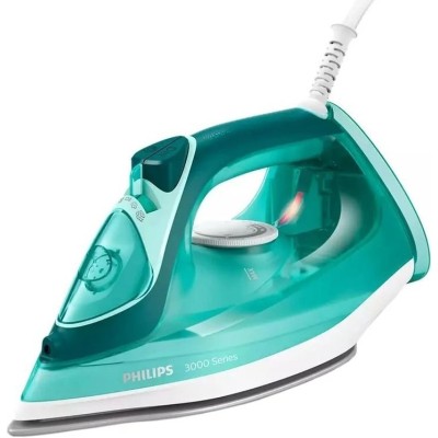 Праска Philips 3000 series, 2400Вт, 300мл, паровий удар -180гр, постійна пара - 40гр, керам. підошва, бірюзовий (DST3030/70)