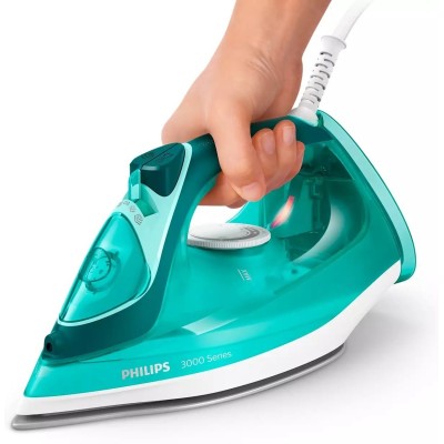 Праска Philips 3000 series, 2400Вт, 300мл, паровий удар -180гр, постійна пара - 40гр, керам. підошва, бірюзовий (DST3030/70)