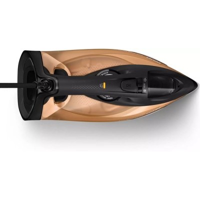 Праска Philips 7000 Series, 2800Вт, 300мл, паровий удар -250гр, постійна пара - 50гр, нерж. сталь, чорно-золотий (DST7040/80)