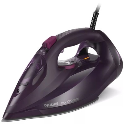 Праска Philips 7000 Series, 3000Вт, 300мл, паровий удар -250гр, постійна пара - 50гр, нерж. сталь, пурпурний (DST7061/30)