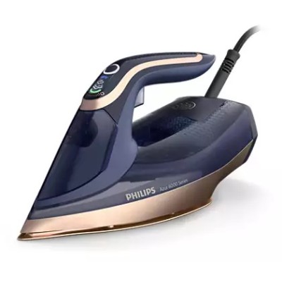 Праска Philips Azur 8000 Series, 3000Вт, 350мл, паровий удар -260гр, постійна пара - 85гр, нерж. сталь, темно синій (DST8050/20)