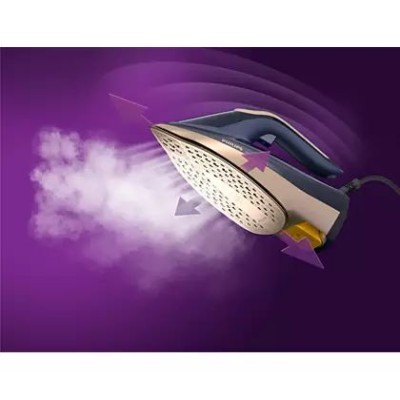 Праска Philips Azur 8000 Series, 3000Вт, 350мл, паровий удар -260гр, постійна пара - 85гр, нерж. сталь, темно синій (DST8050/20)