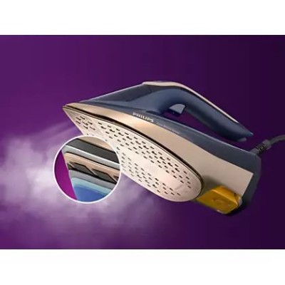 Праска Philips Azur 8000 Series, 3000Вт, 350мл, паровий удар -260гр, постійна пара - 85гр, нерж. сталь, темно синій (DST8050/20)