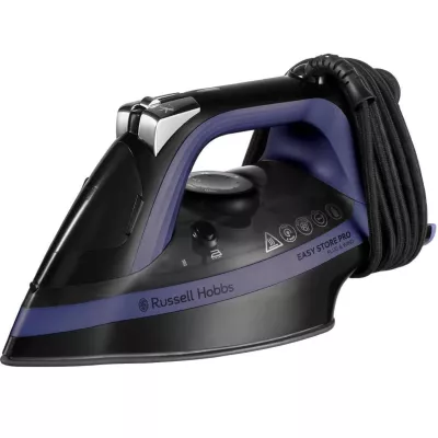 Праска Russell Hobbs Easy Store Pro, 2400Вт, 320мл, паровий удар -200гр, постійна пара - 50гр, зберігання шнура, керам. підошва,