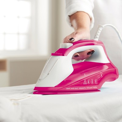 Праска Russell Hobbs Light & Easy Brights Berry, 2600Вт, 240мл, паровий удар -115гр, постійна пара - 35гр, керам. підошва, малин