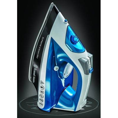 Праска Russell Hobbs Supreme Steam Pro, 2600Вт, 310мл, паровий удар -145гр, постійна пара - 40гр, керам. підошва, синій (23971-5 Праска Russell Hobbs Supreme Steam Pro, 2600Вт, 310мл, паровий удар -145гр, постійна пара - 40гр, керам. підошва, синій (23971-5