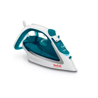Праска Tefal Easygliss Plus, 2500Вт, 270мл, паровий удар -195гр, постійна пара - 45гр, керам. підошва, біло-блакитний (FV5718E0)