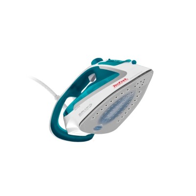 Праска Tefal Easygliss Plus, 2500Вт, 270мл, паровий удар -195гр, постійна пара - 45гр, керам. підошва, біло-блакитний (FV5718E0)