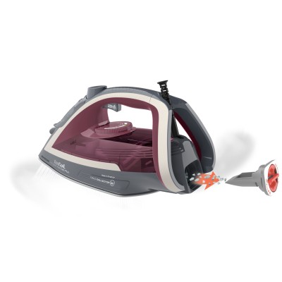 Праска Tefal Ultragliss Plus, 2800Вт, 270мл, паровий удар -260гр, постійна пара - 50гр, керам. підошва, бордово-сірий (FV6840E0)