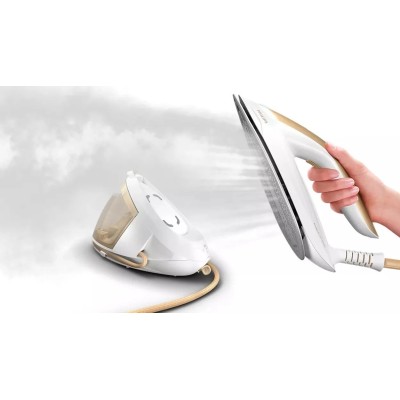 Праска-парогенератор Philips PerfectCare 8000 Series, 2700Вт, 1800мл, паровий удар -600гр, постійна пара - 170гр, нерж. сталь, б