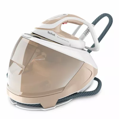 Праска-парогенератор Tefal Pro Express Eco, 2200Вт, 1800мл, паровий удар -550гр, постійна пара - 140гр, біло-золотий (GV9E22E0)