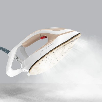 Праска-парогенератор Tefal Pro Express Eco, 2200Вт, 1800мл, паровий удар -550гр, постійна пара - 140гр, біло-золотий (GV9E22E0)