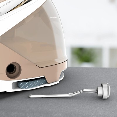 Праска-парогенератор Tefal Pro Express Eco, 2200Вт, 1800мл, паровий удар -550гр, постійна пара - 140гр, біло-золотий (GV9E22E0)