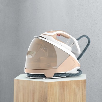 Праска-парогенератор Tefal Pro Express Eco, 2200Вт, 1800мл, паровий удар -550гр, постійна пара - 140гр, біло-золотий (GV9E22E0)