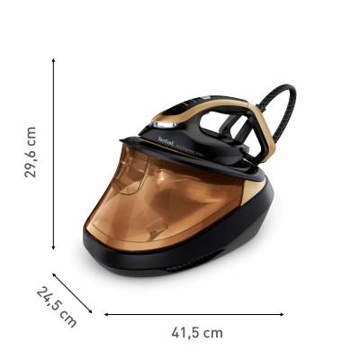Праска-парогенератор Tefal Pro Express Vision, 3000Вт, 1200мл, паровий удар -800гр, постійна пара - 180гр, керам. підошва, чорно