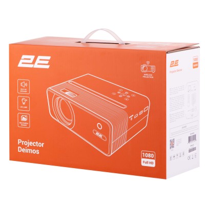 Проєктор 2E Deimos FHD, 200 lm, LED, 1.57, WiFi (2EPJDEIMOS)