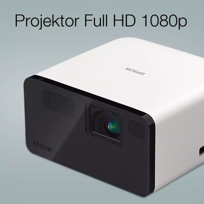 Проєктор Epson EF-21G FHD, 1000 lm, LASER, 1, Google TV, Opal Green (V11HB35340)