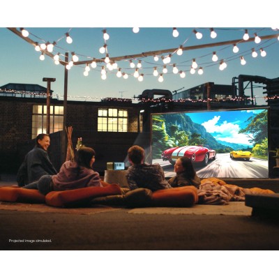 Проєктор Epson EF-21R FHD, 1000 lm, LASER, 1, Google TV, Quartz Rose (V11HB35240)