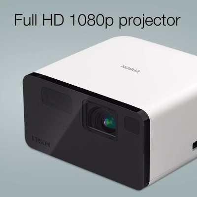 Проєктор Epson EF-21W FHD, 1000 lm, LASER, 1, Google TV, Diamond White (V11HB35040)